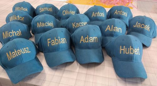 CZAPKA BEJSBOLÓWKA HAFT LOGO NAPISEM NADRUKIEM na Arena.pl