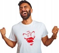 Koszulka z nadrukiem napis POLSKA ORZEŁ