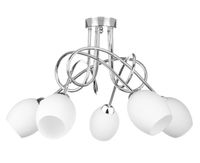 Lampa sufitowa 5xE14 TWIST WHITE