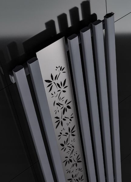 Grzejnik dekoracyjny FLOWER 140x60 GRAFIT zdjęcie 5