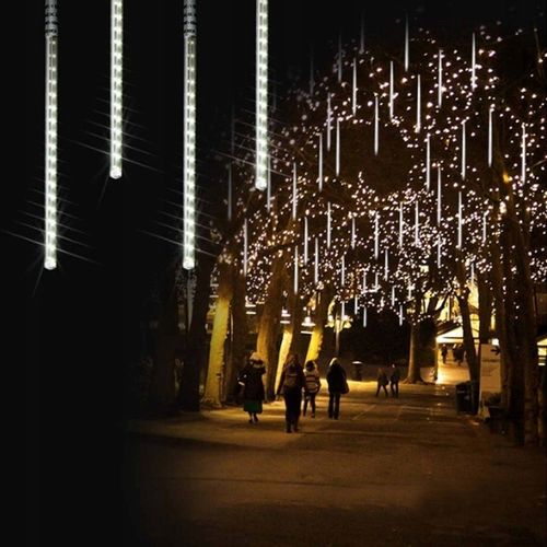 Lampki sople meteory 152led 30cm białe ciepłe na Arena.pl