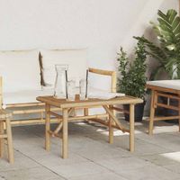 Stolik kawowy Brązowy 70 x 40 x 36 cm Bambus