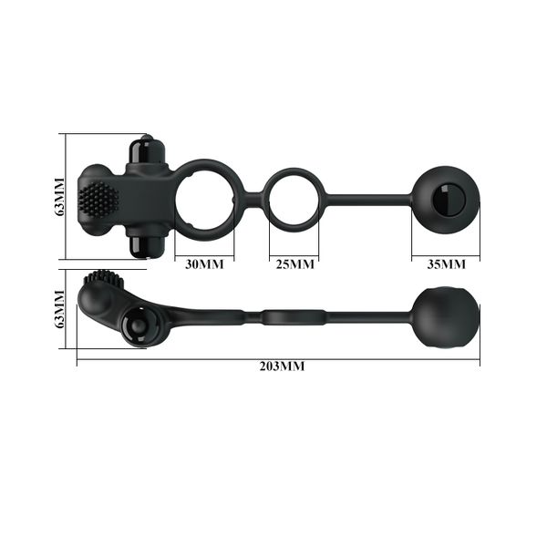 PRETTY LOVE -VIBRATION PENIS SLEEVE IV, 10 vibration functions zdjęcie 8