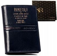 Elegancki portfel grawer duży WYBÓR WZORÓW skóra