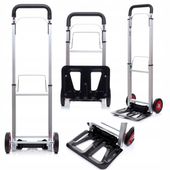 Wózek Transportowy Magazynowy Składany Aluminium 90kg