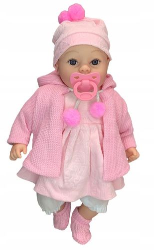 LALKA BOBAS BABY MÓWI ŚPIEWA SMOCZEK BORN JAK ŻYWA BUTELKA na Arena.pl