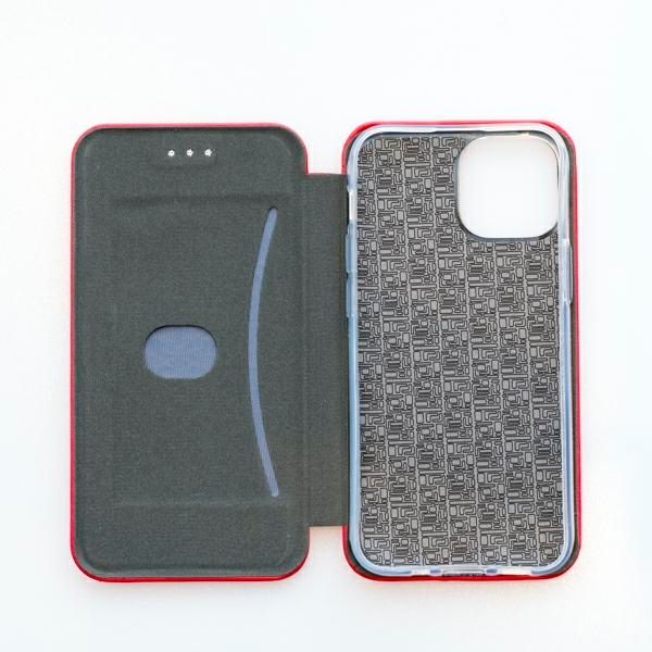 beline etui book magnetic iphone 12mini czerwony/red zdjęcie 3