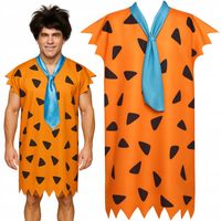 STRÓJ JASKINIOWCA DZIKUS FRED TARZAN NEANDERTALCZYK HALLOWEEN L XL 170
