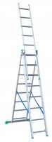 DRABINA ALUMINIOWA 3-ELEMENTOWA 510CM 8+8+8 DRABEX