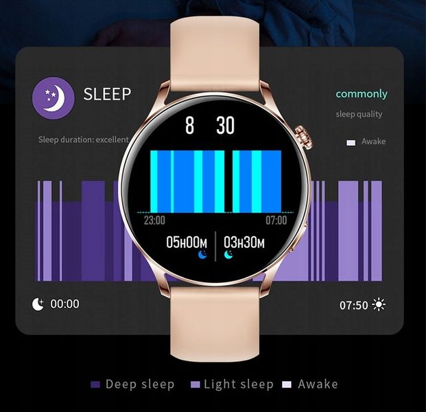 Zegarek Smartwatch Damski Rozmowy Puls Menu zdjęcie 7