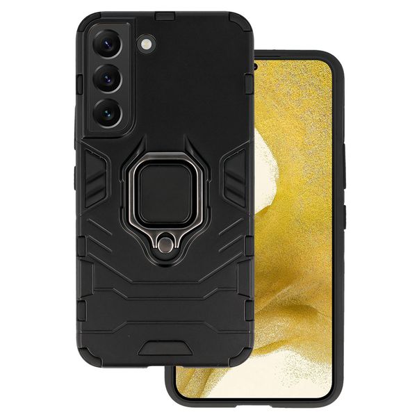 Ring Armor Case do Samsung Galaxy S22 Czarny zdjęcie 1
