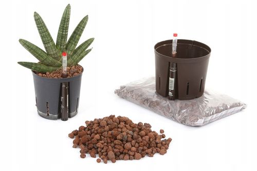 komplet do hydroponiki doniczka biała CORONA 15/19 na Arena.pl