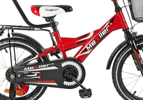 Rower 16 MEXLLER BMX czerwono-czarny + koszyk 16r. na Arena.pl
