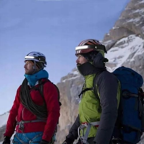 LATARKA CZOŁOWA CZOŁÓWKA LED NA GŁOWĘ LAMPKA AKUMULATOROWA COB CZUJNIK RUCH na Arena.pl