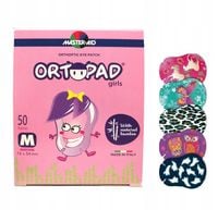ORTOPAD GIRL duży wzór Plastry na oko MEDIUM 50