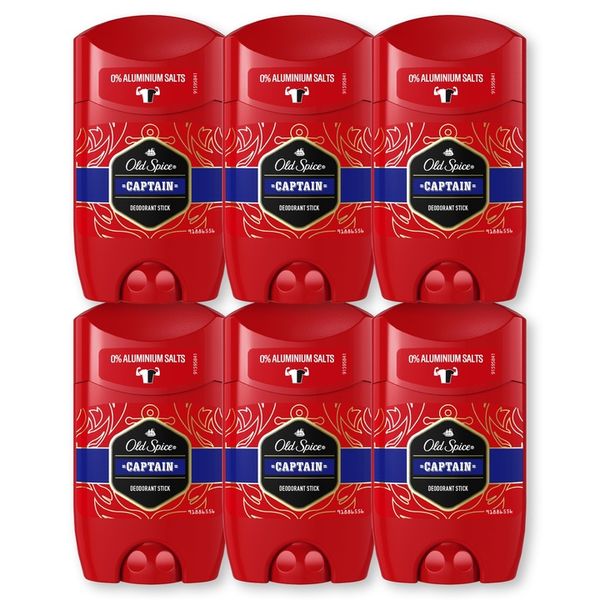 Old Spice Captain dezodorant w sztyfcie deo 6x50ml zdjęcie 1