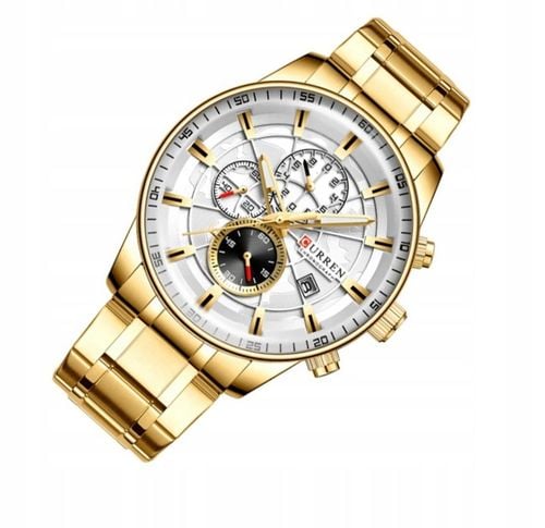 CURREN ELEGANCKI ZEGAREK MĘSKI DATOWNIK CHONOGRAF na Arena.pl