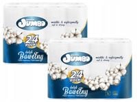 papier toaletowy 24r słonik jumbo bawełna 3w - 48 rolek
