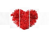 OBRAZ RED TREE OF LOVE CZERWONE DRZEWO