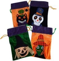 torba worek halloween na cukierki opakowanie 4szt