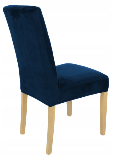 Pokrowiec Na Krzesło Granatowy Welur Elastyczny na Arena.pl