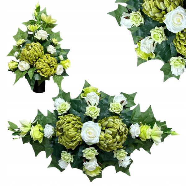 STROIK NA CMENTARZ WIAZANKA KOMPLET zdjęcie 1