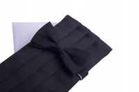 CZARNY PAS SMOKINGOWY HISZPAŃSKI KOMPLET DODATKÓW