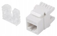 Moduł keystone UTP cat.6 (8P8C) RJ45 LSA biały