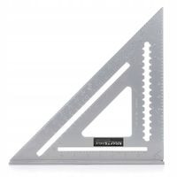 Kątownik Aluminiowy Uniwersalny Stopka Stolarski Dekarski 12" Kraft&Dele