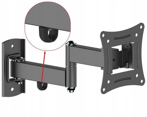 EXTRA MOCNY OBROTOWY UCHWYT DO MONITORA lub TELEWIZORA 10-32 cal Wieszak TV na Arena.pl