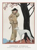 Plakat 60x80cm Autumn Symphony, Barbier Vintage do Salonu