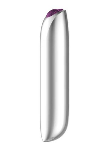 stymulator rechargeable powerful bullet vibrator usb 20 functions   silver na Arena.pl