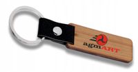 Brelok bambusowy reklamowy gadżet TWOJE LOGO NADRUK GRAFIKA 25 sztuk