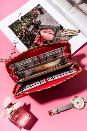 elegancki portfel damski na zamek - rovicky na Arena.pl