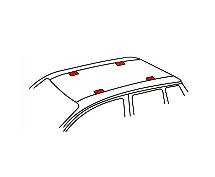 Bagażnik dachowy na dach BMW 3 E90 2005-2011 zdjęcie 6