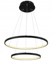 Lampa wisząca SILVA I 2 ringi 20/40cm żyrandol 35W Kinkiet LED Wobako