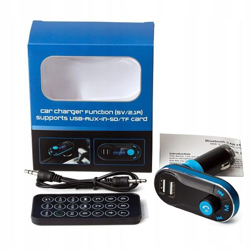 Transmiter Samochodowy Bluetooth FM z Szybką Ładowarka na Arena.pl