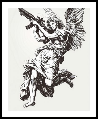 Plakat 40x50cm Anioł Wojny na Arena.pl