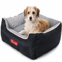 Legowisko posłanie kanapa dla psa miękkie welurowe wygodne średni pies