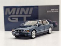 MINI GT BMW 750 IL (E38) 1998 Sorrento Blue Metallic 1:64