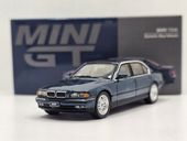 MINI GT BMW 750 IL (E38) 1998 Sorrento Blue Metallic 1:64