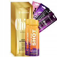 Soleo Chic 5x15ml Przyspieszacz Opalania Z Drobinkami Złota + Gratisy