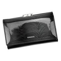 Skórzany lakierowany damski portfel PATRIZIA RFID