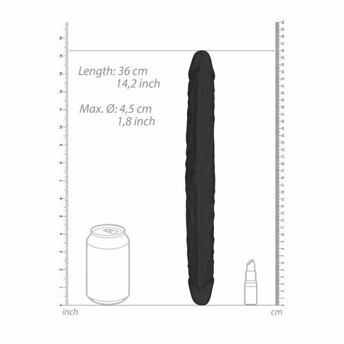 Dildo Dwustronne 36 Cm Czarne na Arena.pl