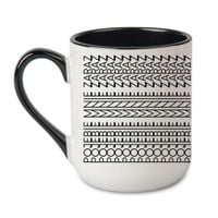 KUBEK "POJEBIE MNIE ZARAZ" Wzór - Elegant Coffee Czarny 330 ml