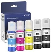 5x TUSZ 103 XL DO EPSON EcoTank L3110 L3251 L3210 L3150 L3160 L3256