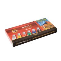 farby akrylowe 10 kolorów 16 ml koh-i-noor