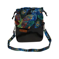 Sakiewka Torebka Czarna – Klasyczny Styl Pawie