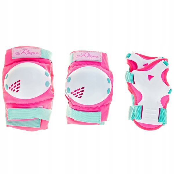 Ochraniacze RAVEN Verba Mint/Pink S zdjęcie 2