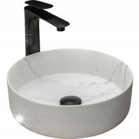 Umywalka Ceramiczna Nablatowa SAMI MARBLE MAT